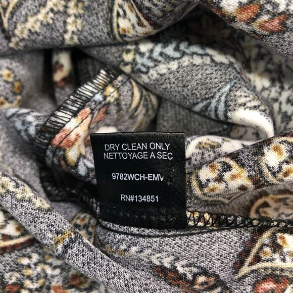 WAYF Women Long Sleeve Floral Boho Polyester Dress Size Small Black B261 -23 - Picture 10 of 15